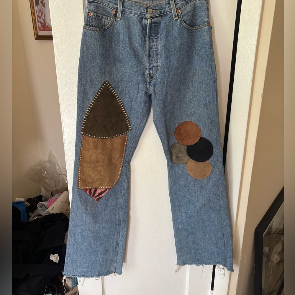 Levi's Re/Done Light Blue Denim Jeans